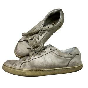 Men's Coach C126 Low Top Sneakers (fg1947) White Leather Lace Up